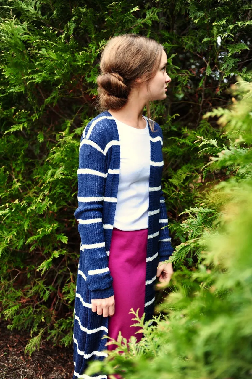 Ada Faye Pencil Skirt - Magenta (Extended)