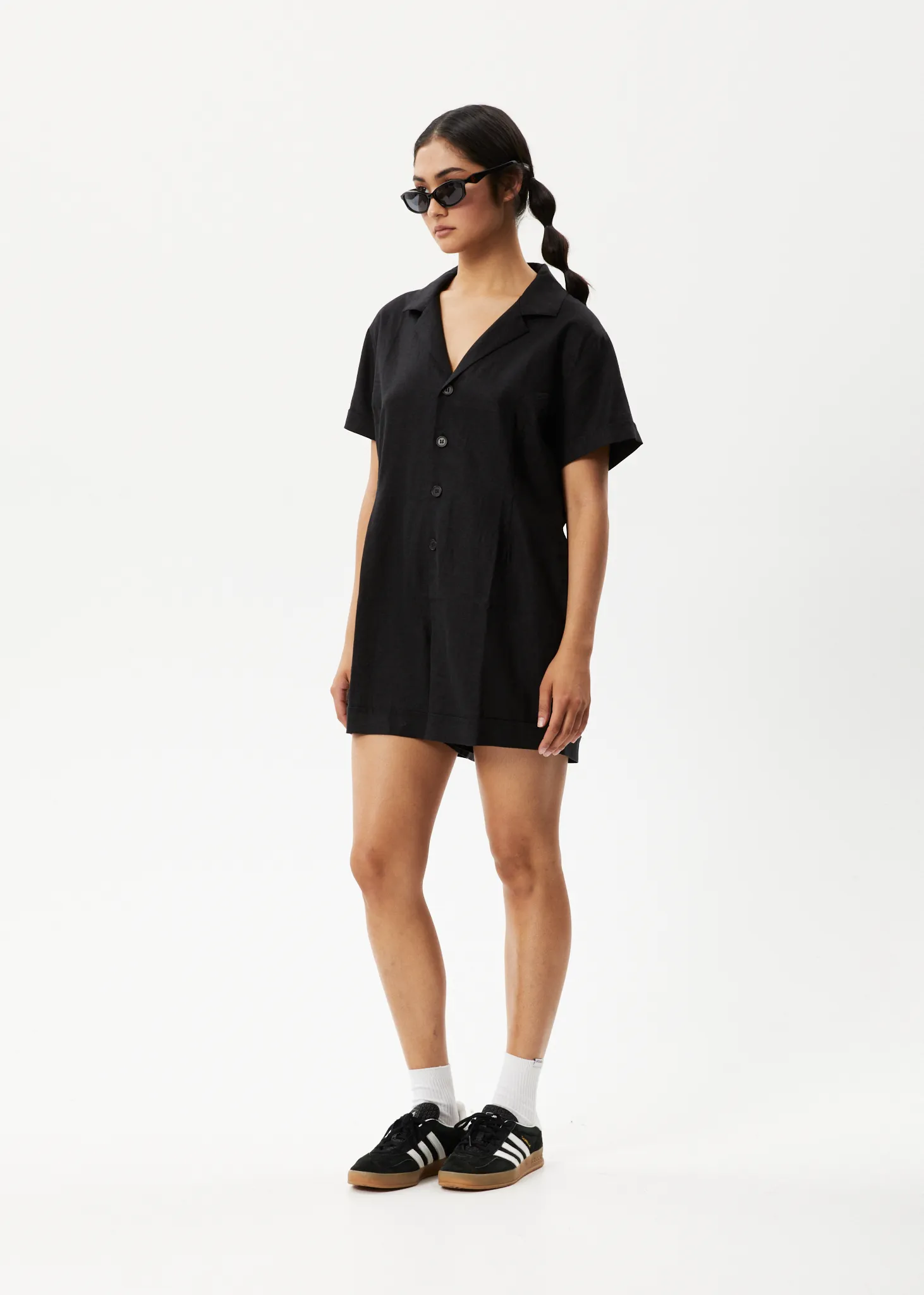 AFENDS Womens Kokomo - Playsuit - Black