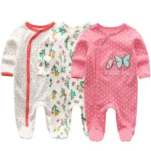Baby Long Sleeve Cartoon Overall Summer Romper