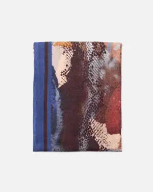 Biba - Wool Snakeskin Print Scarf