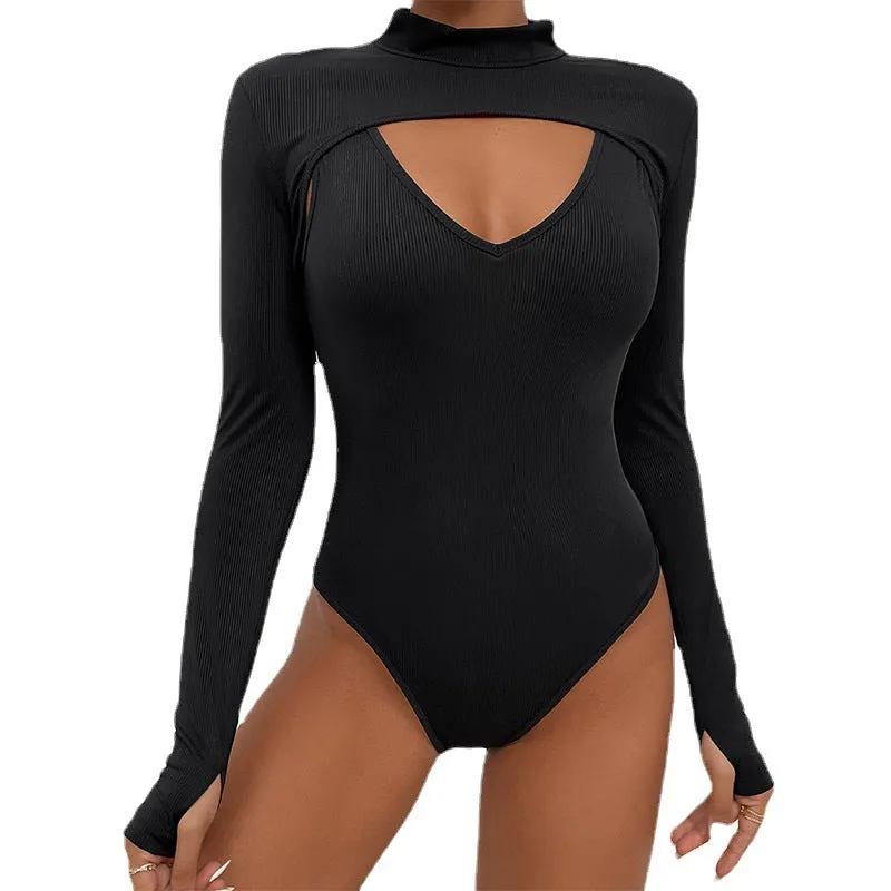 Black Bodycon Romper