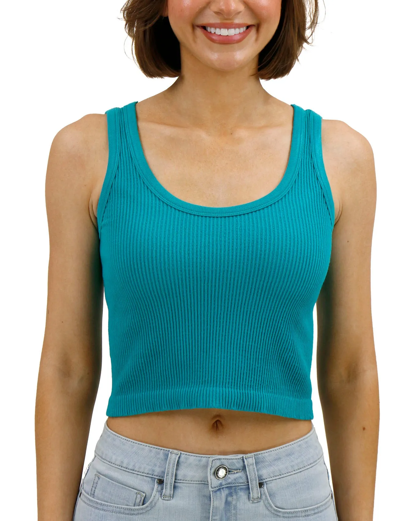 Brami Scoop Neck Teal - FINAL SALE