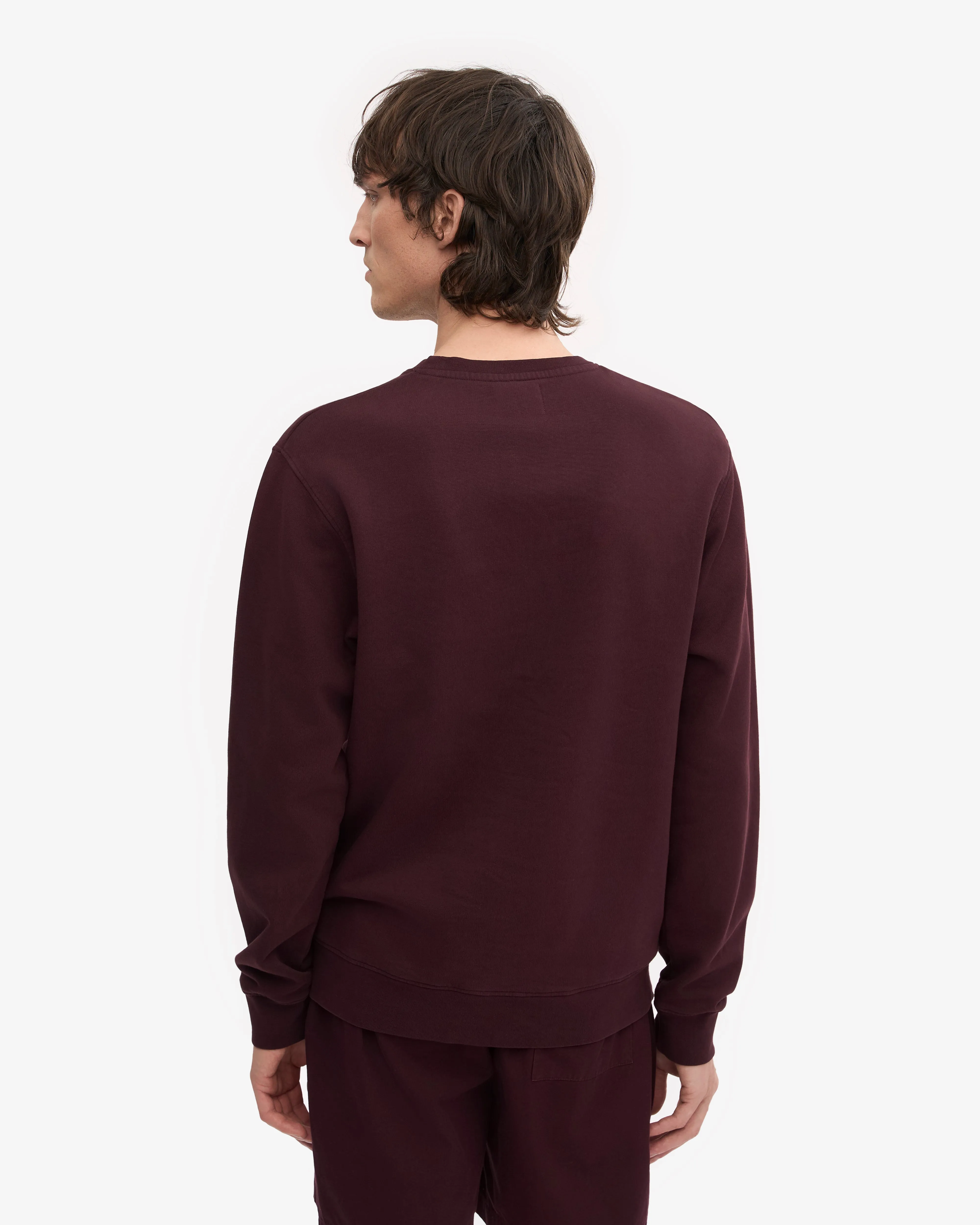 Classic Organic Crew - Oxblood Red