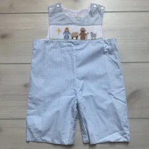 Classic Whimsy Nativity Smocked Romper