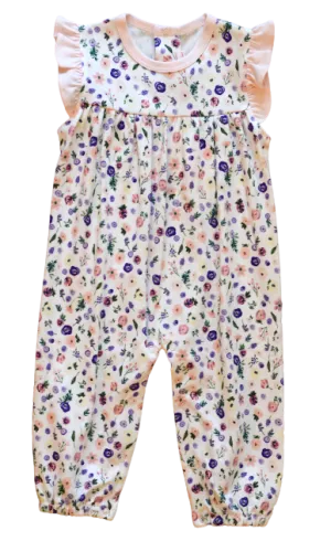 Clementine Garden Floral Romper