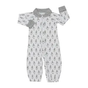 Convertible Gown & Romper Small Sheepz White
