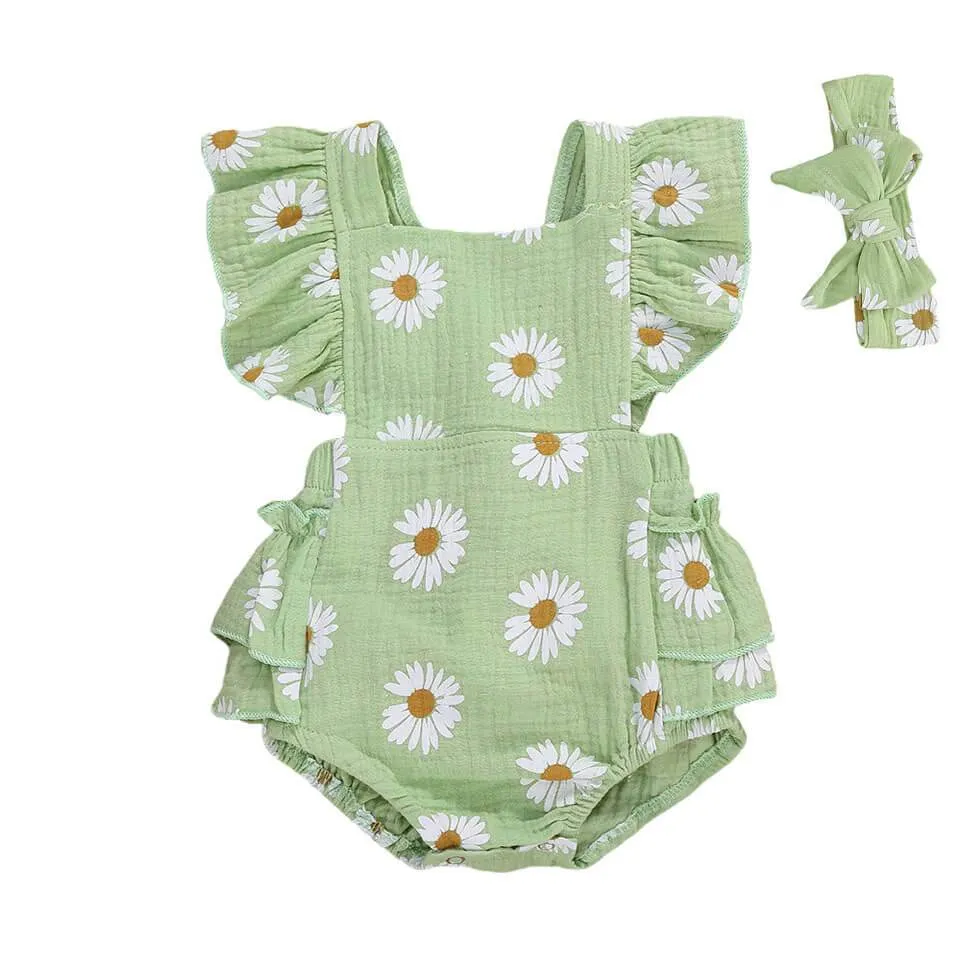 Daisies Baby Romper