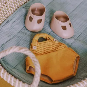 Dinkum Doll Romper | Mustard