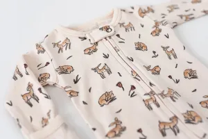Doe-A-Deer Organic Footless 2-Way Zipper Romper