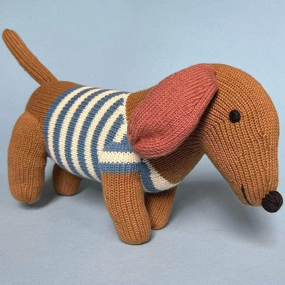 Dog Baby Gift Set - Knit Romper and Baby Accessories