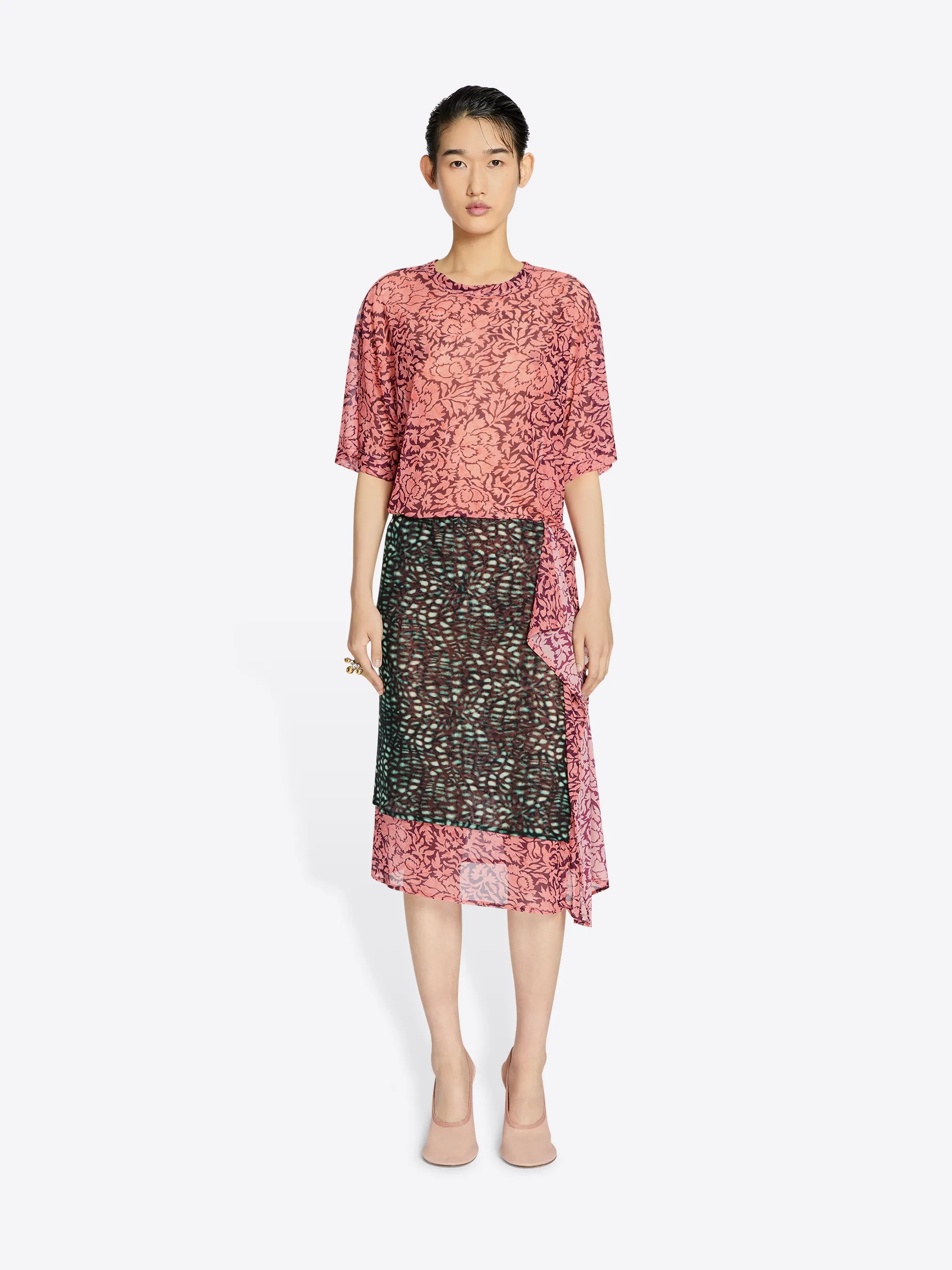 Double layered skirt