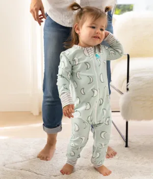 Footless Romper Cotton Olive Eclipse