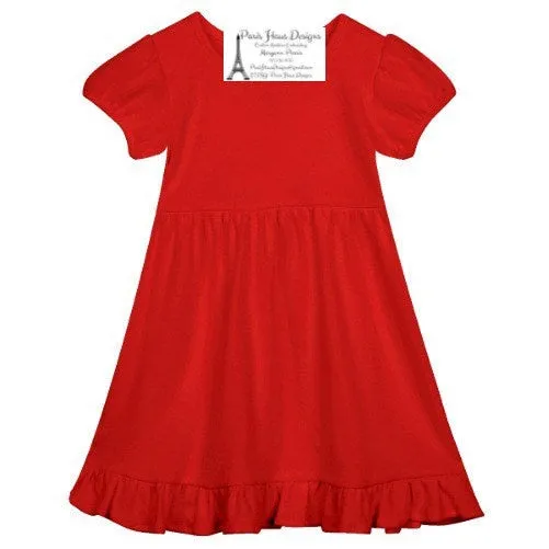 Girls Beach Monogram Dress