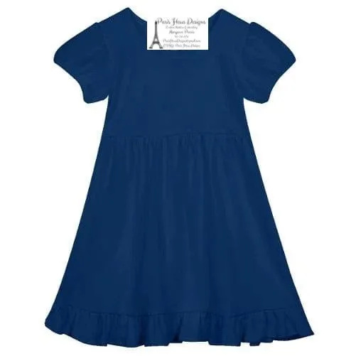 Girls Beach Monogram Dress