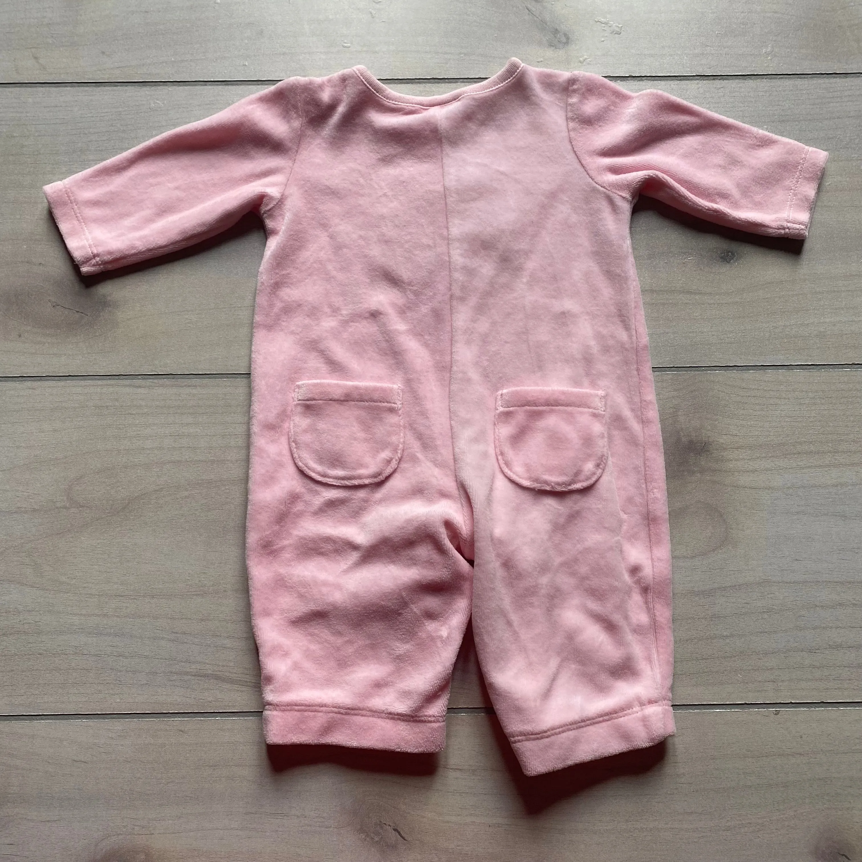 Gymboree Pink Velour Owl Applique Romper