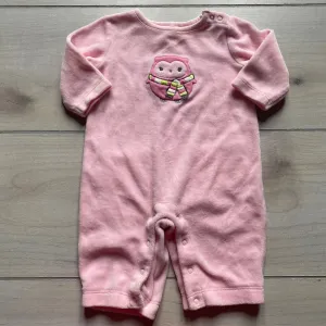 Gymboree Pink Velour Owl Applique Romper