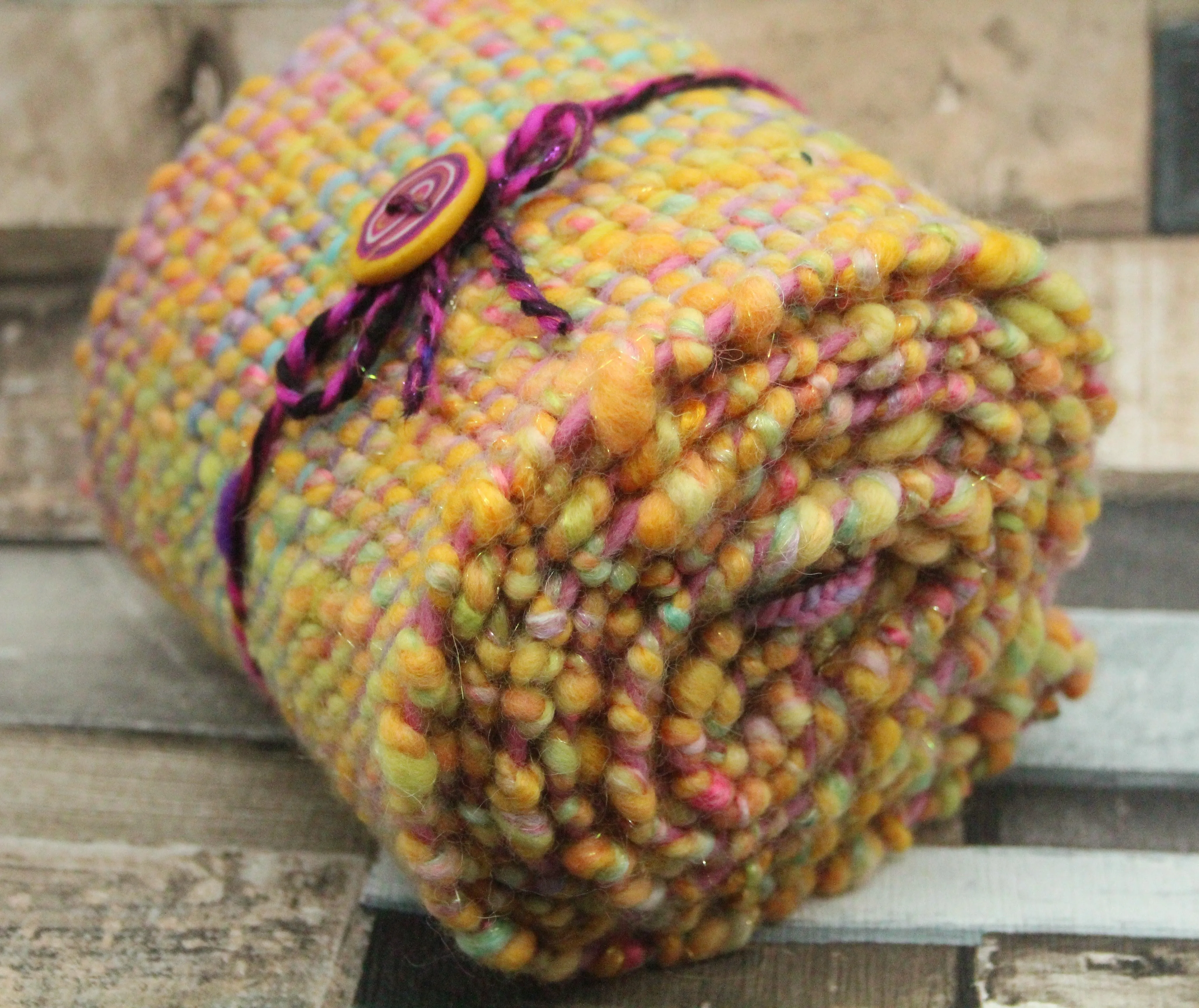 Handwoven Scarf - 13cm wide 219cm long