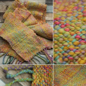 Handwoven Scarf - 13cm wide 219cm long
