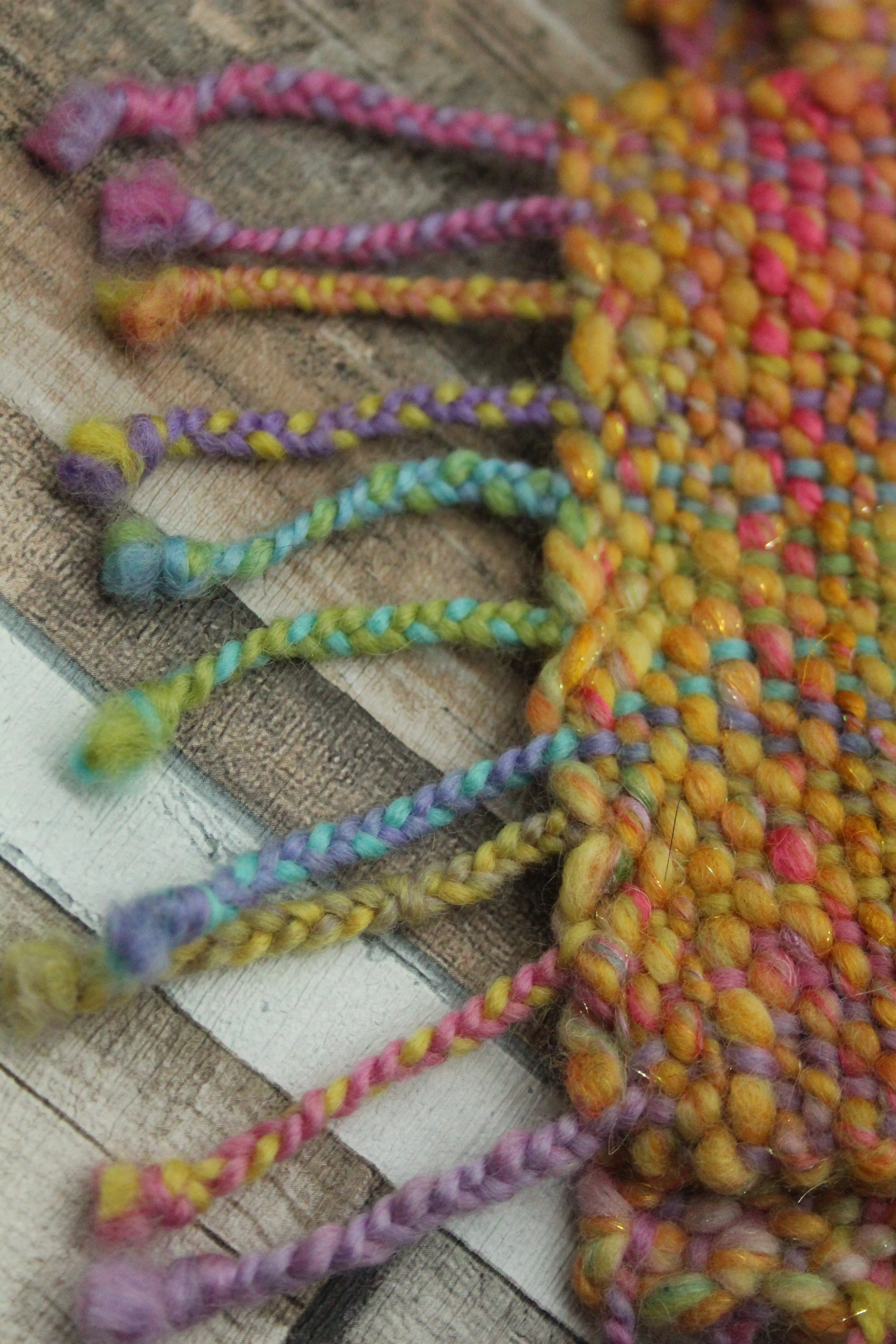 Handwoven Scarf - 13cm wide 219cm long