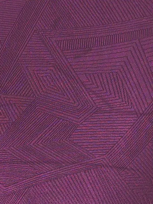 Hi-Rise Square Pocket Leggings - Sangria Geo Pattern
