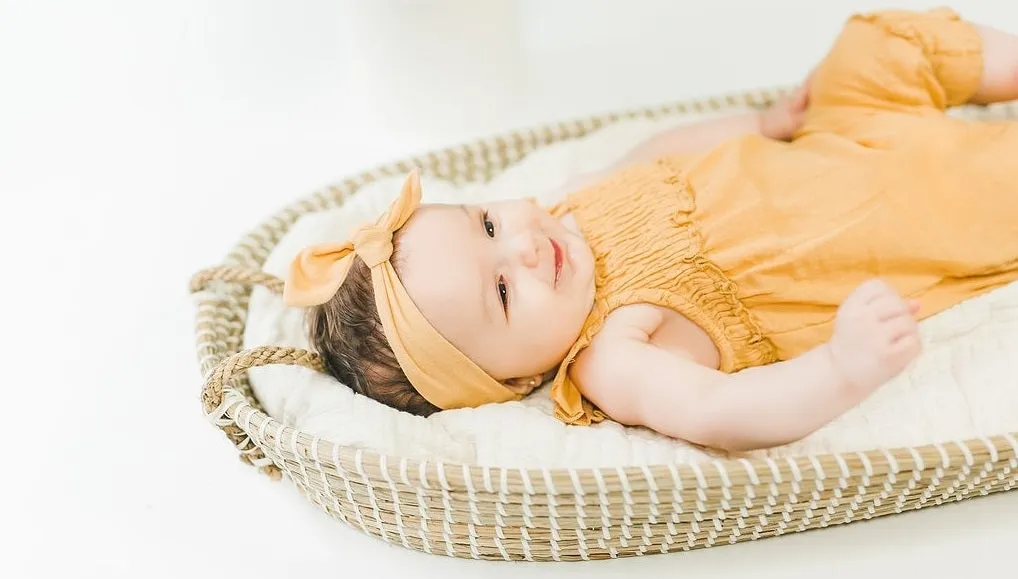 L'ovedbaby Organic Muslin Sleeveless Romper - Apricot