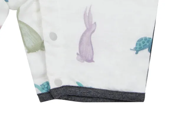 Nest Designs Bamboo Pima Sleeveless Romper - The Tortoise & The Hare