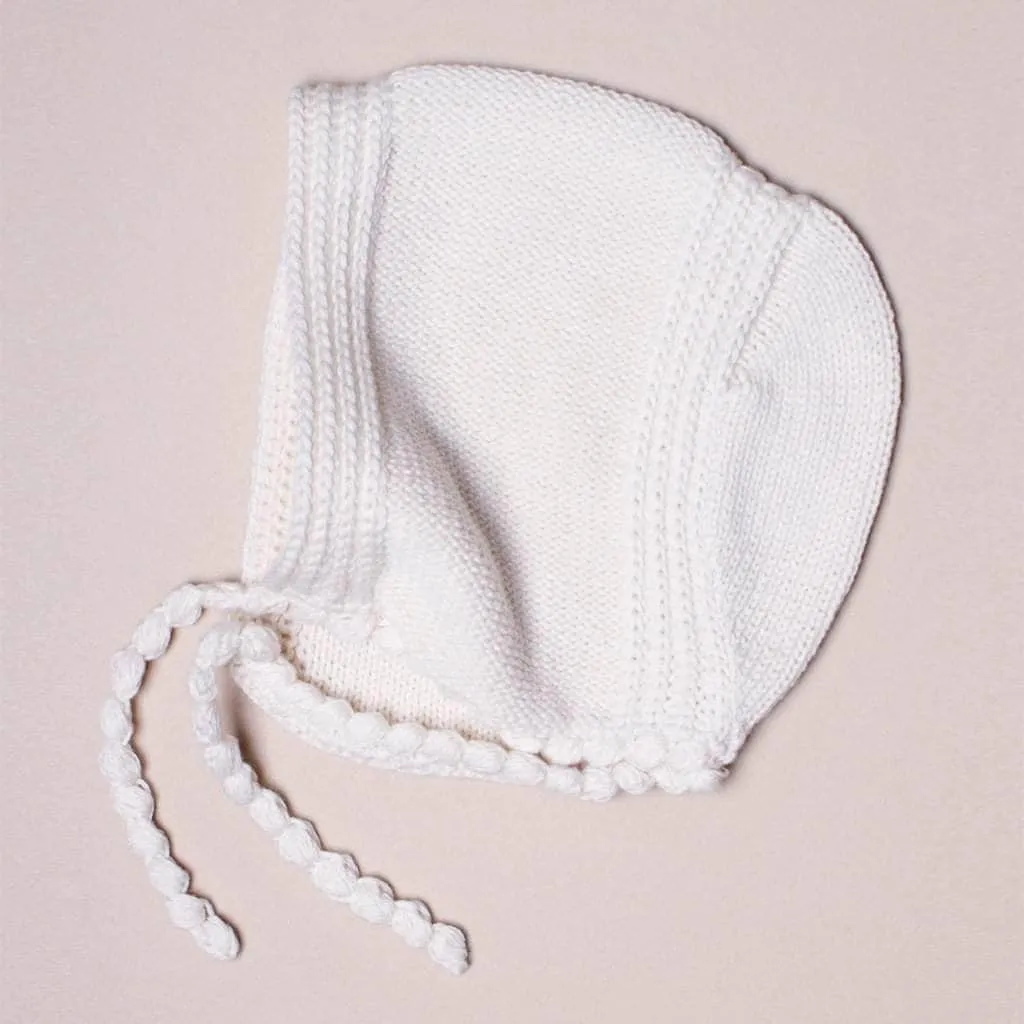 Organic Baby Gift Set - Handmade Newborn Romper, Bonnet & Rattle Toy | Cactus