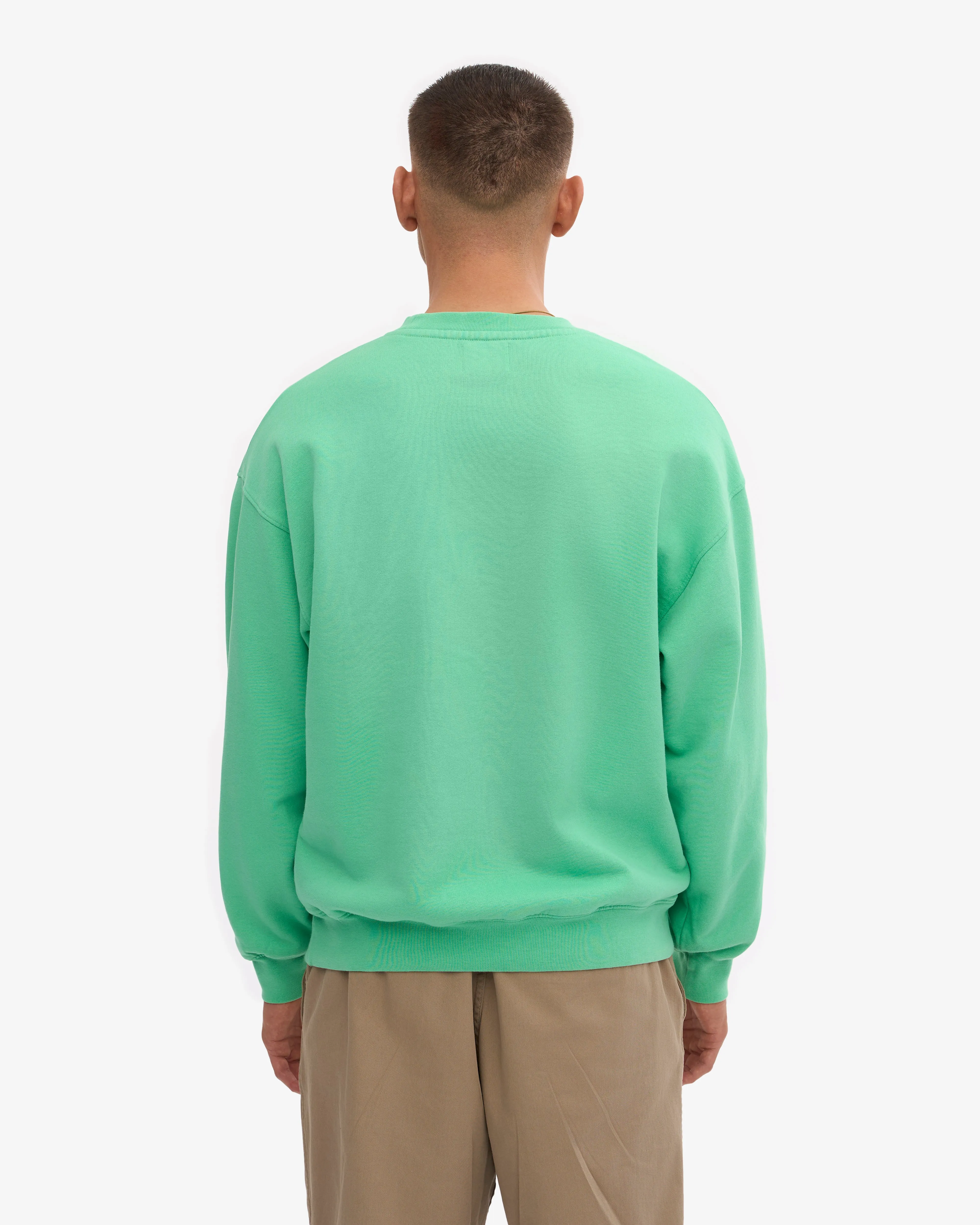 Organic Oversized Crew - Spring Green