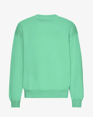 Organic Oversized Crew - Spring Green