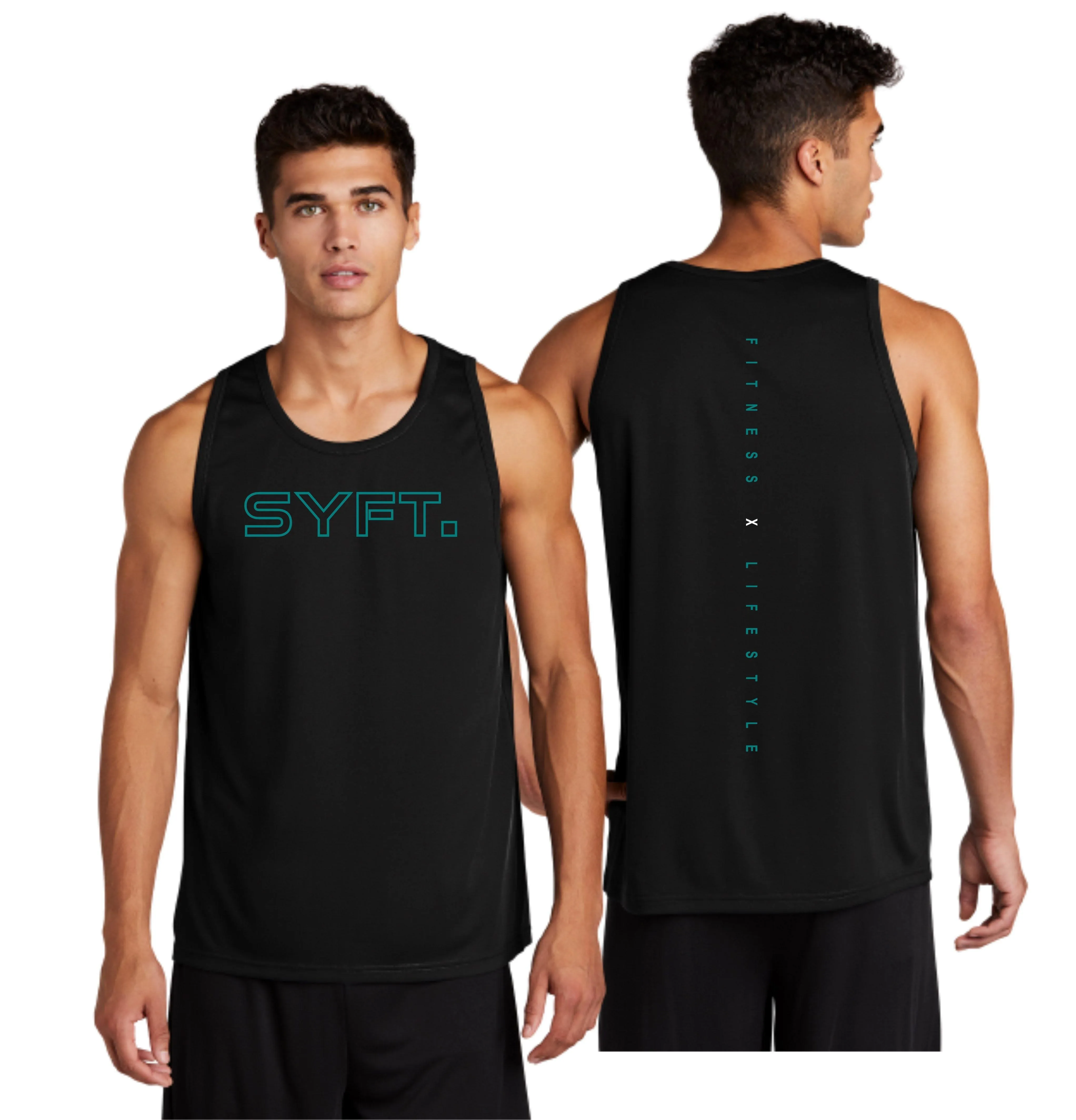 OUTLINE SYFT TANK TOP - BLACK