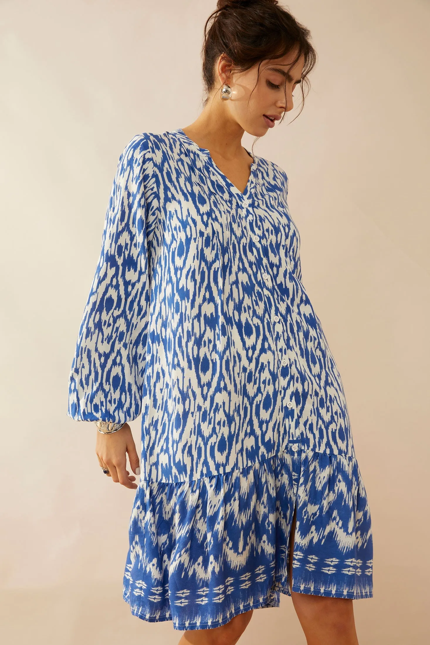 Padma V-Neck Flow Dress