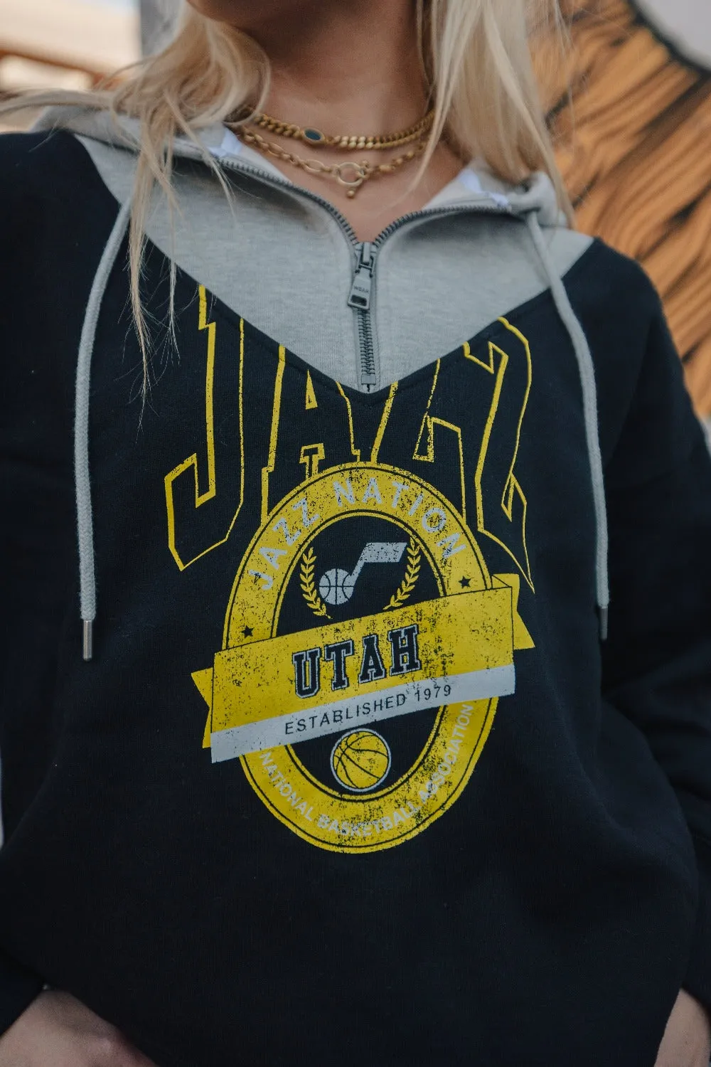 QUARTER ZIP HOODIE -  -  - Primary - WEAR