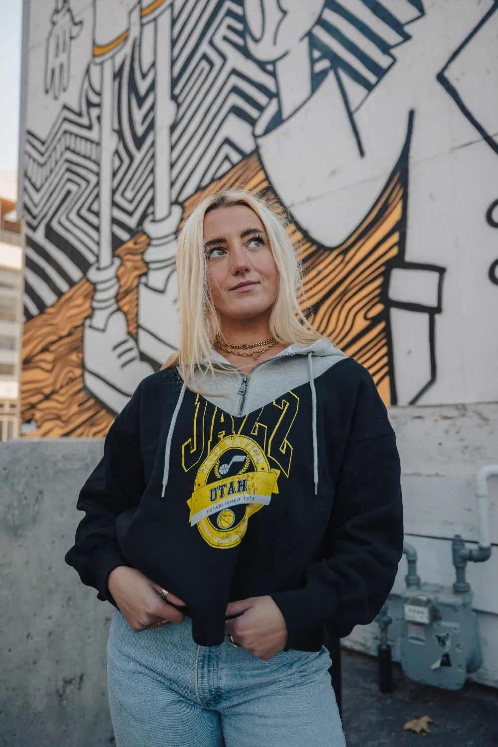 QUARTER ZIP HOODIE -  -  - Primary - WEAR
