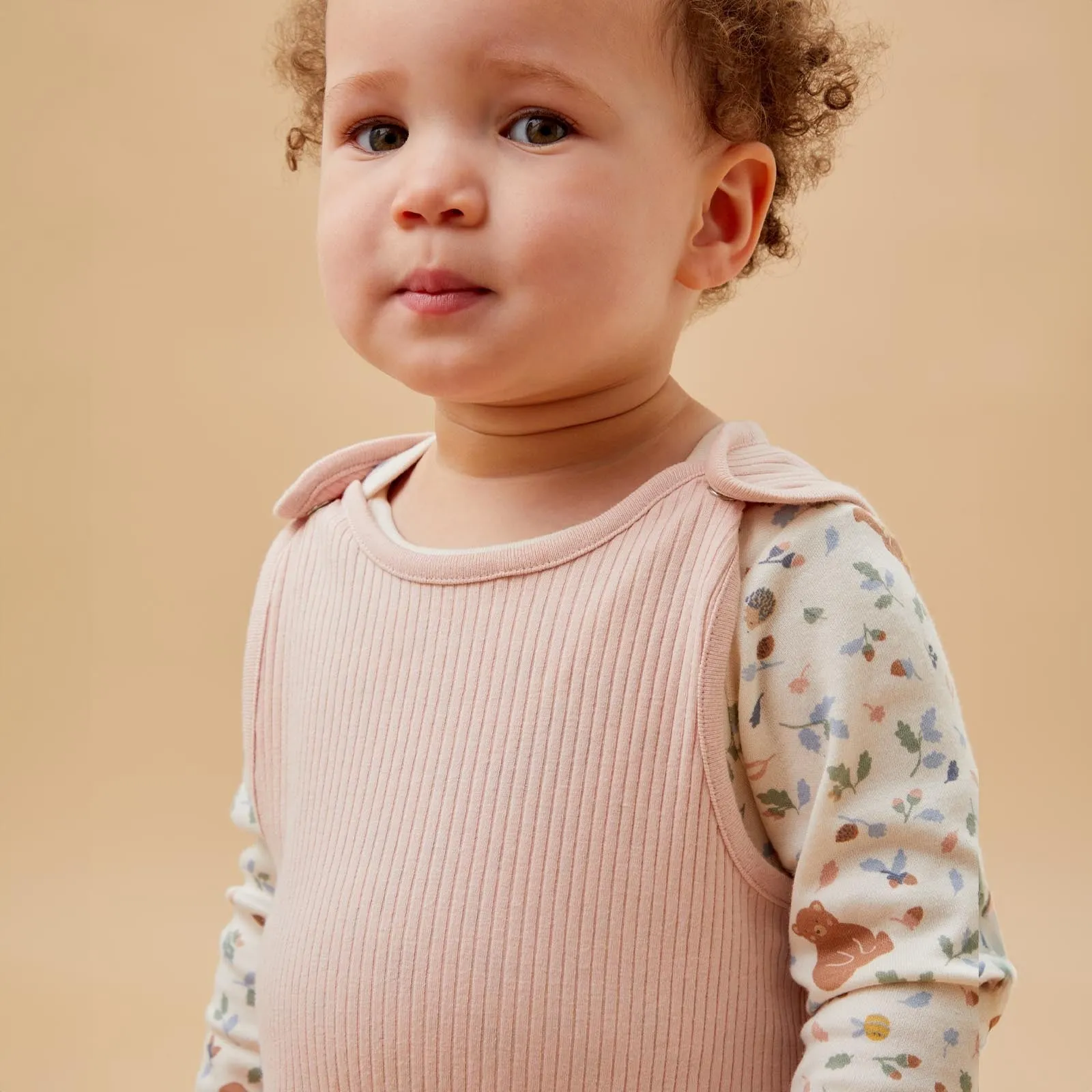 Ribbed Dungarees