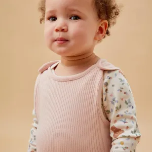 Ribbed Dungarees