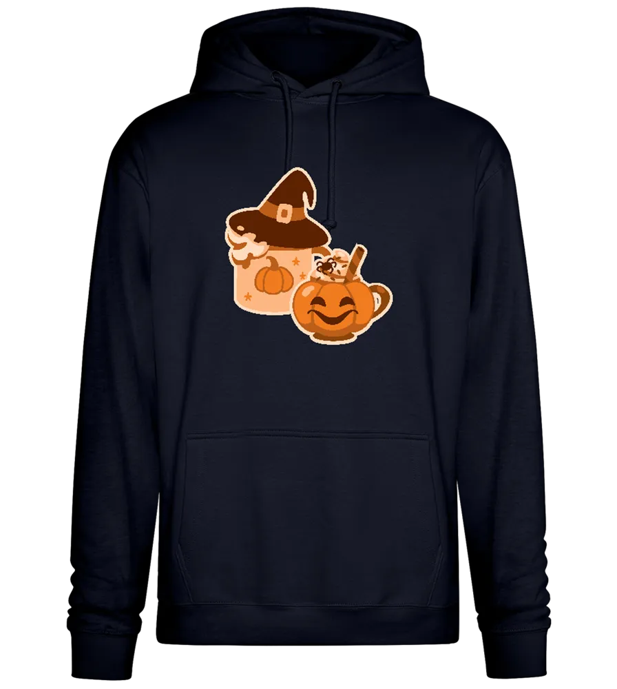 Scary Pumpkin Spice Design - Premium Essential Unisex Hoodie