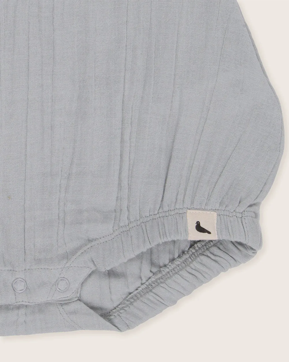 Sky Gauze Bubble Romper