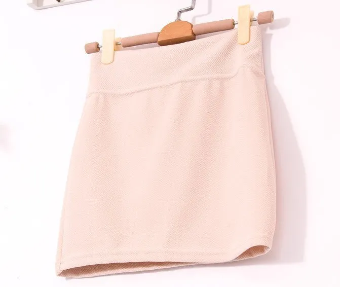 Stretchable Hip Flattering Women High Waist OL Plus Size Pencil Skirt