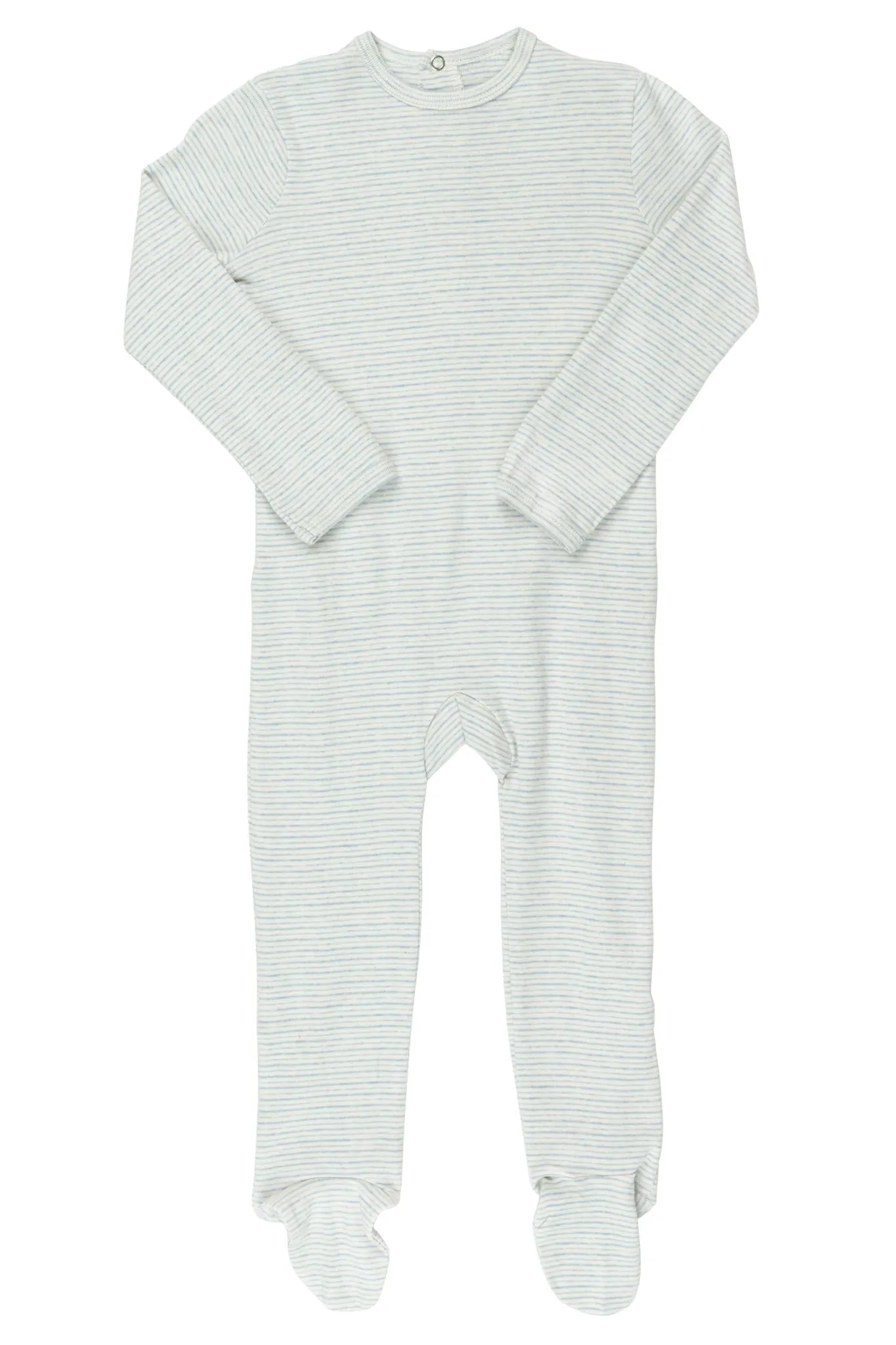 STRIPED FULL BODY W. BACK OPENING - LT. BLUE STRIPE
