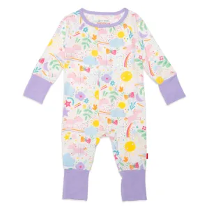 Sunny Day Vibes Modal Magnetic Grow with Me Convertible Romper/Sleeper