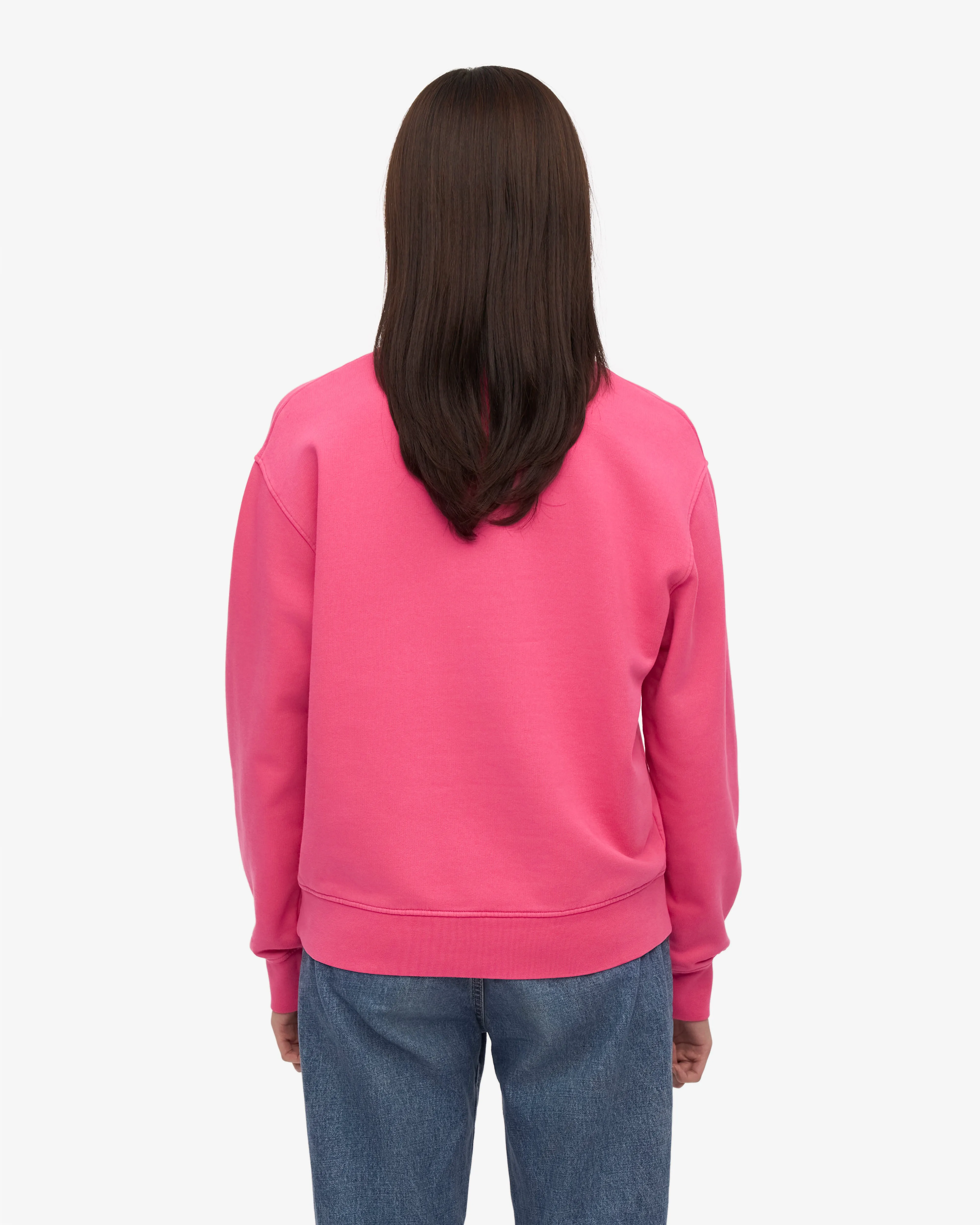 Women Classic Organic Crew - Bubblegum Pink