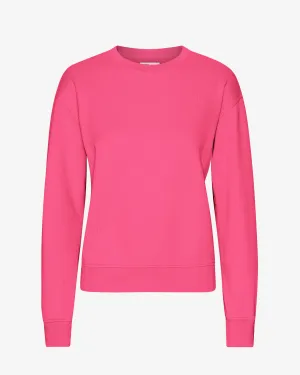 Women Classic Organic Crew - Bubblegum Pink