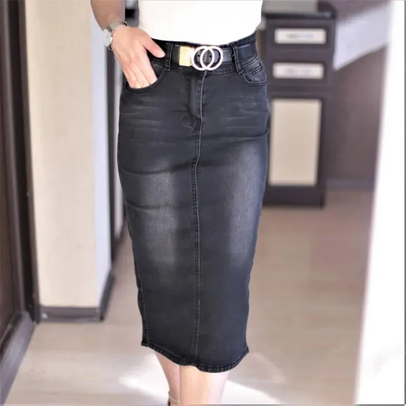 Women Long Jean Skirt